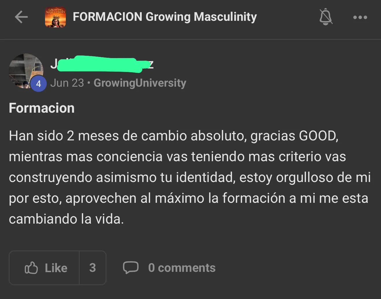 Captura de testimonio