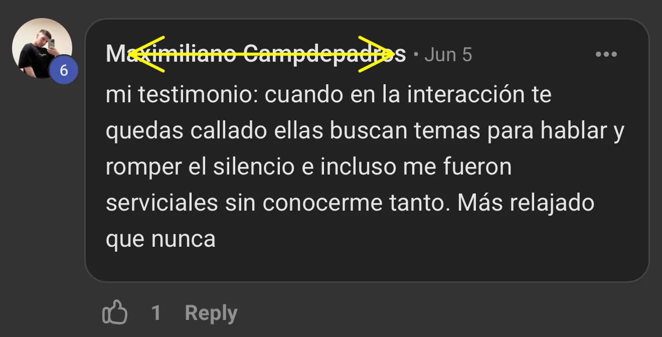 Captura de testimonio