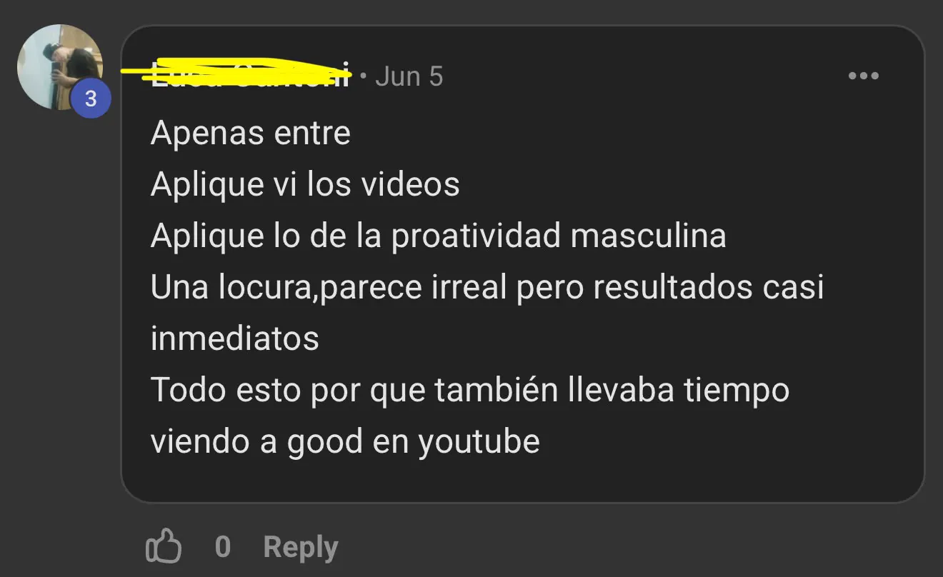 Captura de testimonio