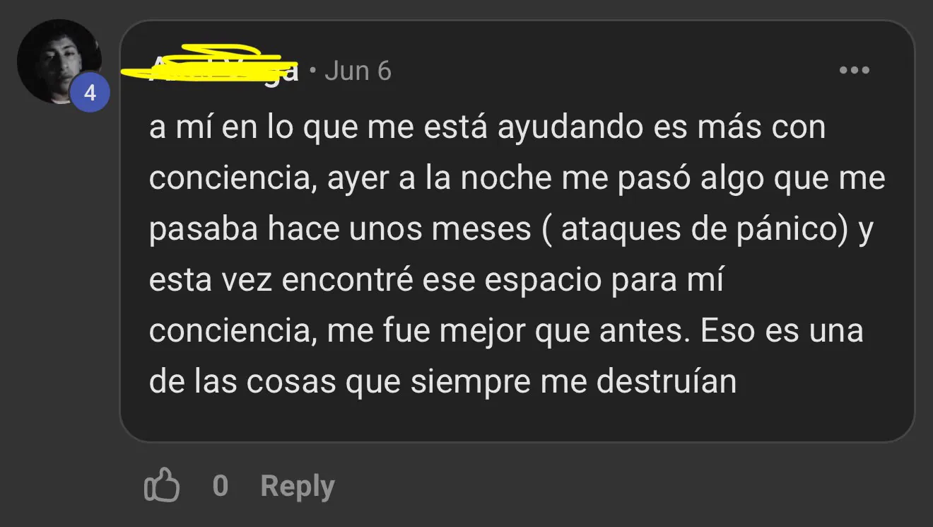 Captura de testimonio