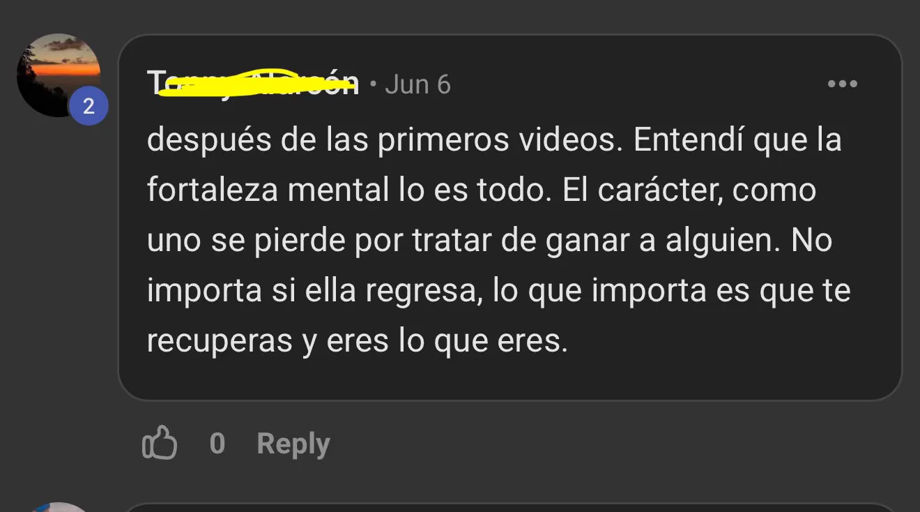 Captura de testimonio
